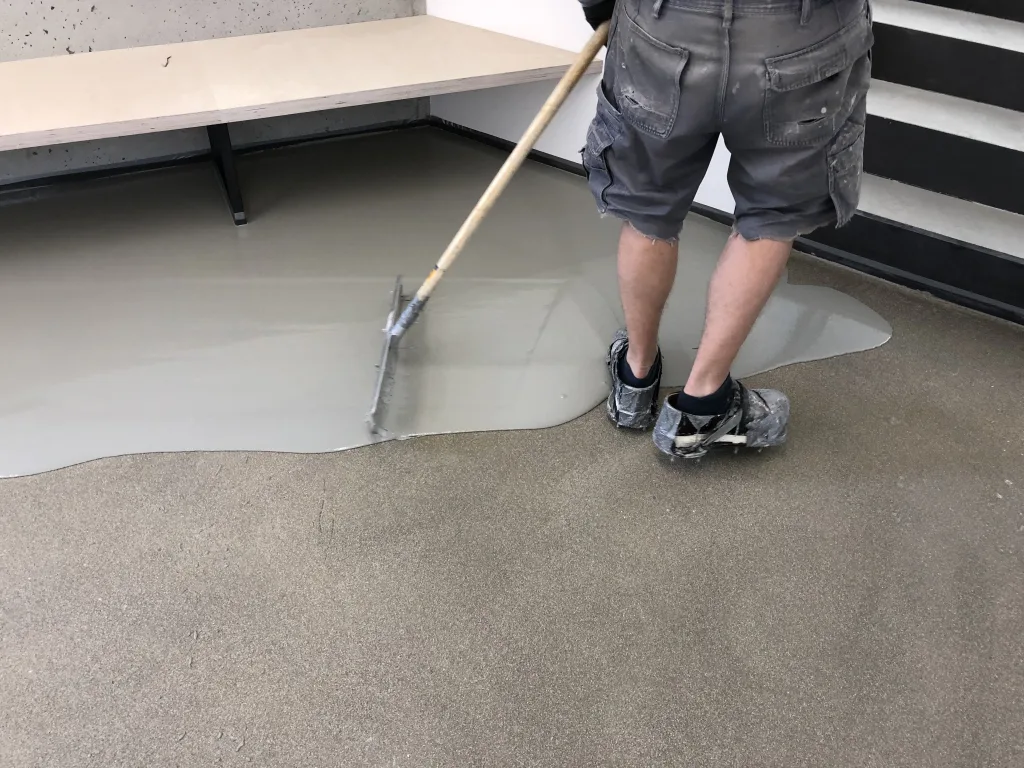 Das Auftragen der Spachtelmasse